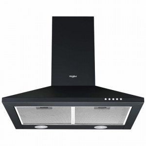 "Whirlpool 60 cm 750 m³/hr Kitchen Chimney - CLASSIC CF 60 BK HOOD (Cassette Filter, Black) "