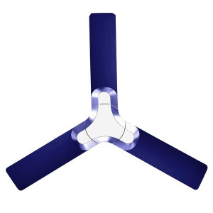 RR Signature (Previously Luminous) 1200MM New York Brooklyn I Energy Efficient I High Speed Ceiling Fan I Oxford Blue (3 + 2 Years Warranty