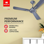 Havells 1200mm Ambrose ES Ceiling Fan|Premium Finish, Decorative Fan, Elegant Look, High Air Delivery, Energy Saving, 100% Pure Copper Motor|2 Year W