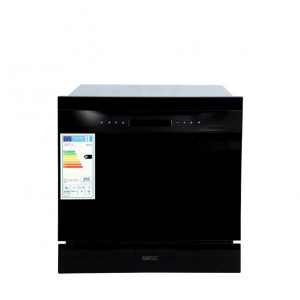 Carysil 08 Place Setting Semi Built in Dishwasher (DW004, Black SS)