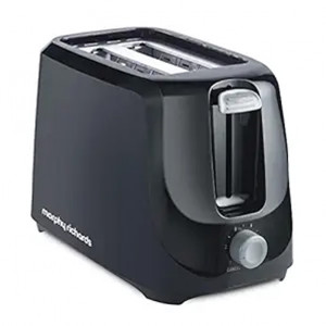 Morphy Richards AT 200 Bread Toaster|700W Toaster 2 slices|6 Different Browning Controls|Removable Crumb Tray|Cool Touch Body With Anti-Skid Feet|Wide