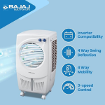 Bajaj PMH 25 DLX 24L Personal Air Cooler for home| DuraMarine Pump| 1 Year Warranty| Anti-Bacterial Hexacool Master| TurboFan Technology| 3-Speed Cont